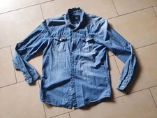 Herren Jeans Hemd Freizeithemd  langarm  "Ckh Clockhouse C&A " in Gr.L in Blau