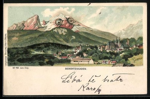 Künstler berchtesgaden - künstler-ak,