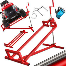 Retoure Rasentraktor Heber 400kg Aufsitzmäher Hebevorrichtung Rot