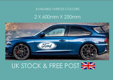 FORD Logo 2x Auto Aufkleber