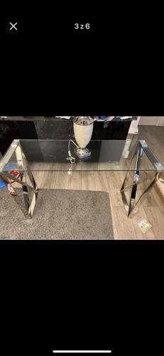 Hartglas konsolentisch flur - hartglas,