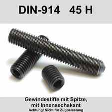 M8 DIN 914 45H Gewindestifte