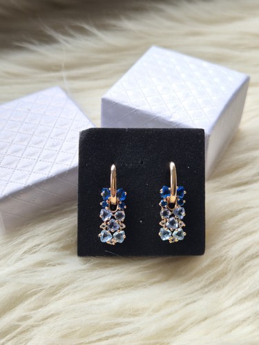 Ohrringe 585 rosegold plated - ,