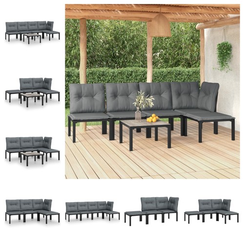 Garten lounge set poly - garten-lounge-set, rattan