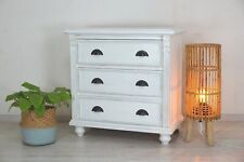 schöne Vintage Weichholz Kommode in Shabby-Chic-Weiss im Landhausstil