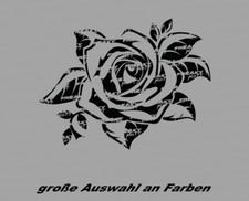 Rose Aufkleber PKW Blume Sticker Liebe Frau Rainbow JDM Tuning