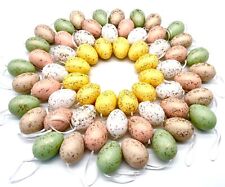 Ostereier Kunststoff Plastikostereier Osterstrauch Osterdeko  Aufhängeband