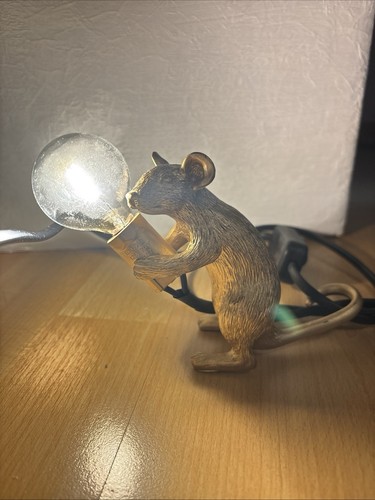 Maus ratte lampe gold design - maus,