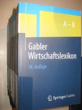 Gabler Wirtschaftslexikon. 6 Bände: A-Z , 18. Aufl. 2014