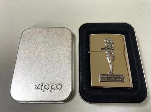 Zippo hawaiian hula girl metal - hawaiian,