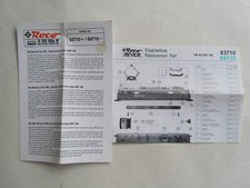 Roco 63710 / 69710 - H0 - Betriebsanleitung / Begleitpapiere für BR 150 der DB