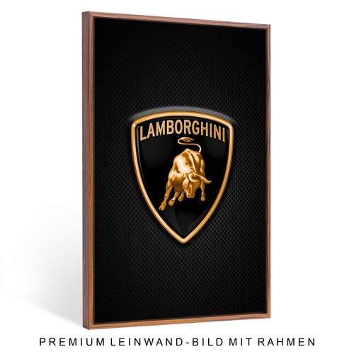 Wandbild lamborghini logo - wandbild,
