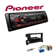 Pioneer 1-DIN Autoradio USB AUX Android Set für Suzuki Grand Vitara II 2005-2015