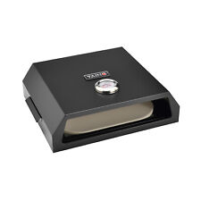 B-Ware TAINO Pizzabox Ofen-Box für Gasgrill Holzkohlegrill Pizzastein Schwarz