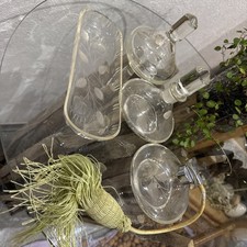 Alte Retro Parfüm Flacons Set