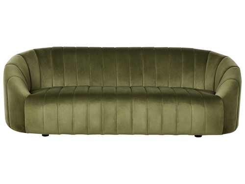 Sitzer sofa samt grün - 3-sitzer,