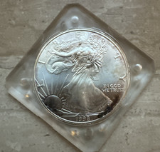 Usa 1998 silver eagle lady - usa,