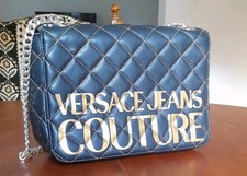 Damen Handtasche Versace, schwarz Leder 
