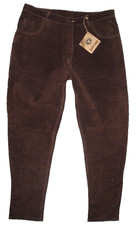 - WESTERN CLASSICS - Herren- LEDERJEANS / Lederhose in dkl.- braun ca. W38 / L32