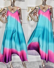 Trägerkleid Satin Optik