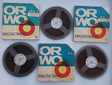 3 Tonbänder ORWO 18cm in
