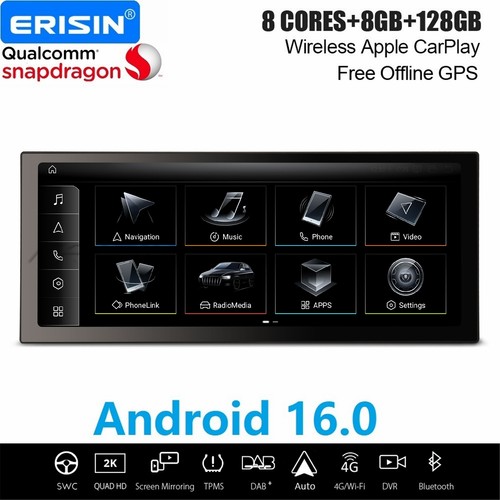 128gb android 16 carplay - 12,3",