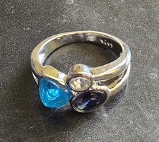 Damenring, 16 mm, mit 3