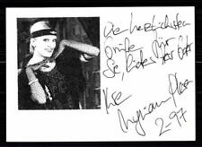Myriam Plewa Karteikarte Original Signiert +A16605 + A 71357