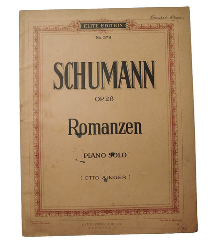 Schumann opus romanzen - 28,