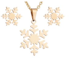 Schneeflocke Schmuckset