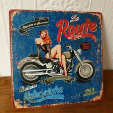 Blechschild Metallschild Bike