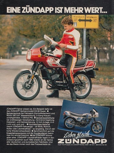 Zündapp super reklame - zündapp,