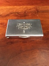 Antik Verzierte antik Silber 925 Dose Handarbeit Sehr Bilder