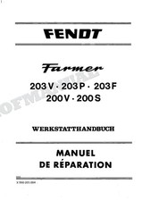FENDT Farmer 203 V 203 P 203 F