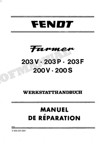 Fendt farmer 203 - farmer, v