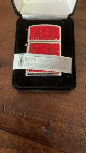 Zippo swarovski crystal - zippo, rot