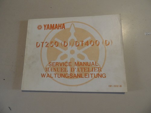 Werkstatthandbuch yamaha dt - .,