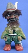 Souvenir Wackel Figur Räuber
