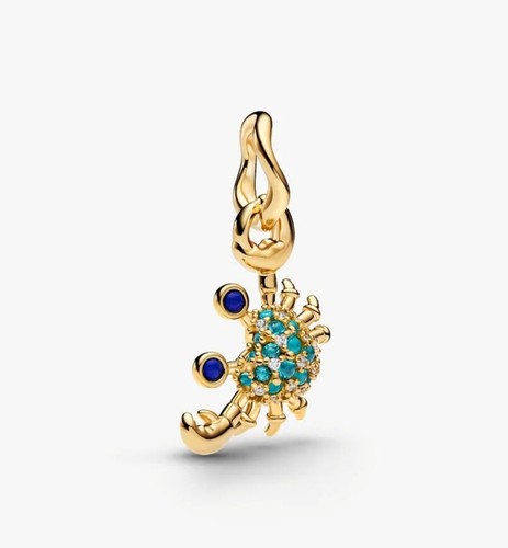Pandora charm goldene krabbe - pandora,