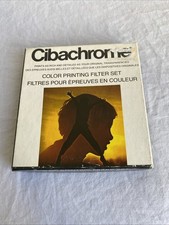 Cibachrome Color Printing Filter Set COMPLETE in original box Ilford Inc. 3x3