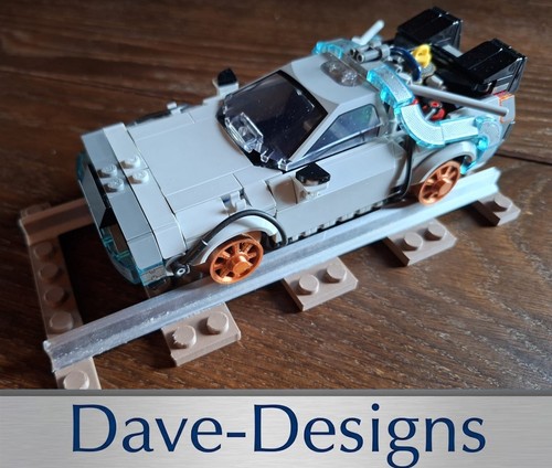 Lego delorean 77256 display - delorean,