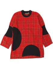 VINTAGE Womens Longline Crew