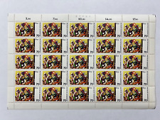 BUND BRD 25 er Bogen 822** Expressionismus Max Beckmann  Maler mit Plf. I-V rar