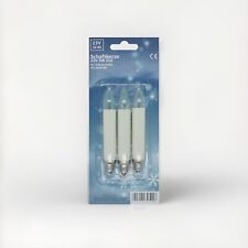 3x Schaftkerze Schaftkerzen  E10 E14 8V 12V 14V 16V 23V 3W 7W Elfenbein EGB