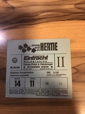 Ticket Europapokal der  Pokalsieger Eintracht Frankfurt - Dynamo Kiew 23.10.1974