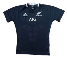Adidas New Zealand All Blacks 2019 Home Trikot Jersey Shirt Rugby schwarz L