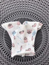 Vintage Barbie,, Oberteil in Weiß/Rosa gemustert“ 70/80 er Jahre! Rockstar?