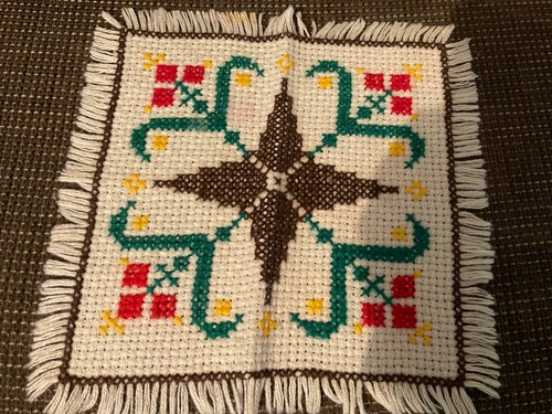 Kleine vintage tischdecke - vintage,