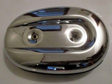 Luftfilterabdeckung chrom für