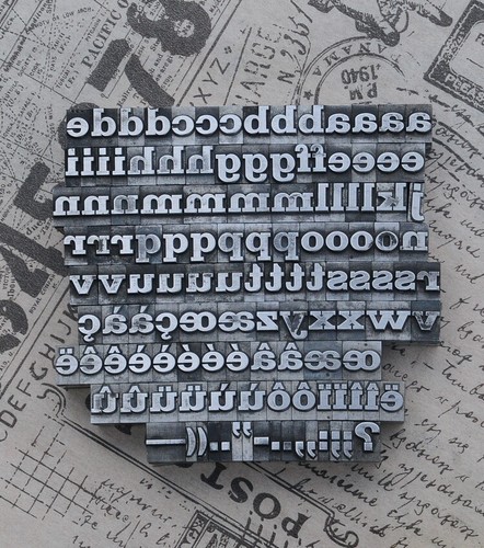 Alphabet bleilettern letter - alphabet,